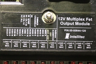 USED 12V MULTIPLEX FET OUTPUT MODULE 00-00844-120 BY INTELLITEC RV/MOTORHOME PARTS FOR SALE