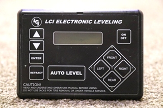 USED RV/MOTORHOME LCI ELECTRONIC LEVELING TOUCH PAD FOR SALE