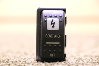 USED MOTORHOME GENERATOR ON / OFF DASH SWITCH FOR SALE