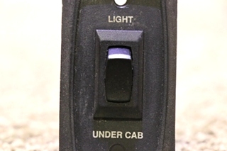 USED MOTORHOME BLACK LIGHT UNDER CAB SWITCH PANEL FOR SALE