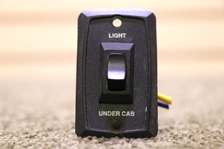 USED BLACK ROCKER LIGHT UNDER CAB SWITCH PANEL MOTORHOME PARTS FOR SALE