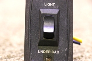 USED BLACK ROCKER LIGHT UNDER CAB SWITCH PANEL MOTORHOME PARTS FOR SALE