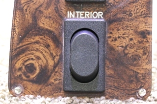 USED PATIO / INTERIOR ROCKER SWITCH PANEL RV/MOTORHOME PARTS FOR SALE