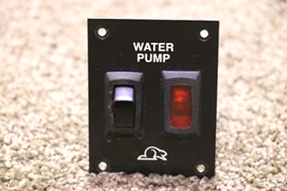 USED BEAVER MOTORHOME WATER PUMP SWITCH PANEL FOR SALE