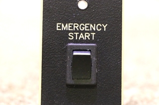 USED MOTORHOME EMERGENCY START SWITCH PANEL FOR SALE