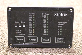 USED 84-2056-03 XANTREX FREEDOM REMOTE PANEL RV/MOTORHOME PARTS FOR SALE