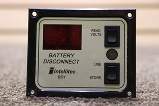 USED INTELLITEC BD1 BATTERY DISCONNECT SWITCH PANEL 01-00066-005 MOTORHOME PARTS FOR SALE