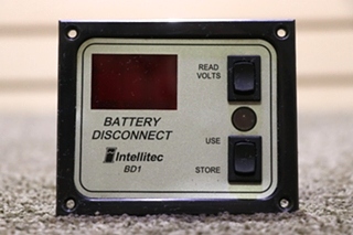 USED BATTERY DISCONNECT BD1 BY INTELLITEC SWITCH PANEL RV/MOTORHOME PARTS FOR SALE