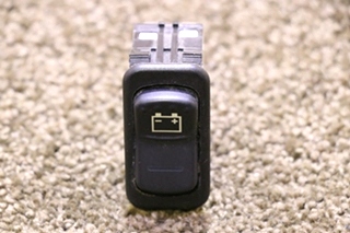 USED BLACK ROCKER BATTERY DASH SWITCH MOTORHOME PARTS FOR SALE