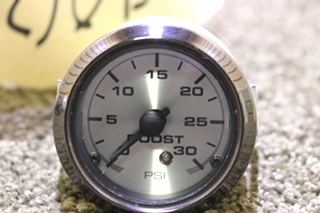 USED 945355 BOOST PSI DASH GAUGE RV/MOTORHOME PARTS FOR SALE