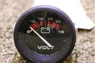 USED RV/MOTORHOME TELEFLEX VOLTMETER 57901 DASH GAUGE FOR SALE