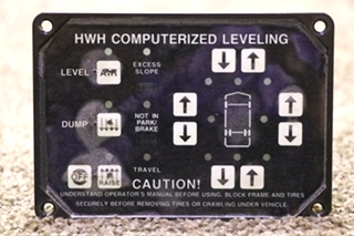 USED HWH COMPUTERIZED LEVELING AP8444 TOUCH PAD RV PARTS FOR SALE