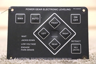 USED MOTORHOME 500629 POWER GEAR ELECTRONIC LEVELING TOUCH PAD FOR SALE