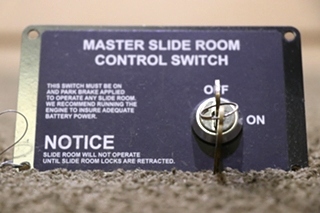 USED MASTER SLIDE ROOM CONTROL SWITCH PANEL MOTORHOME PARTS FOR SALE