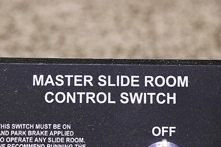 USED MASTER SLIDE ROOM CONTROL SWITCH PANEL MOTORHOME PARTS FOR SALE