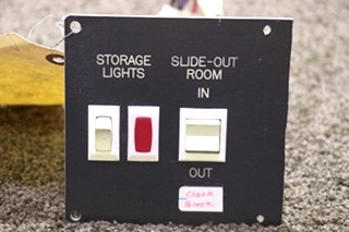 USED SLIDE-OUT ROOM & STORAGE LIGHTS SWITCH PANEL MOTORHOME PARTS FOR SALE