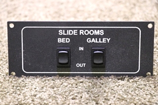 USED MOTORHOME SLIDE ROOMS BED & GALLEY SWITCH PANEL FOR SALE