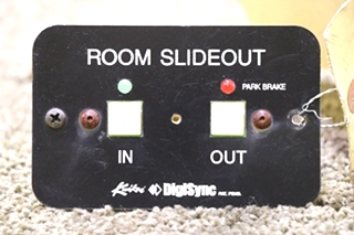 USED KWIKEE IN & OUT ROOM SLIDEOUT SWITCH PANEL RV PARTS FOR SALE