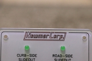 USED RV NEWMAR CORP CURB-SIDE & ROAD-SIDE SLIDE OUT SWITCH PANEL FOR SALE