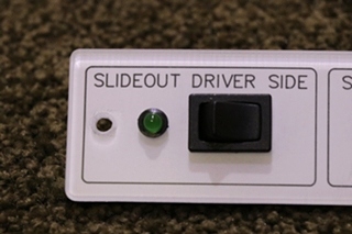 USED NM01349 SLIDE OUT DRIVER & PASSENGER SIDE SWITCH PANEL RV PARTS FOR SALE