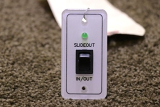 USED SLIDEOUT IN/OUT SWITCH PANEL NMBSNLOUT1 MOTORHOME PARTS FOR SALE