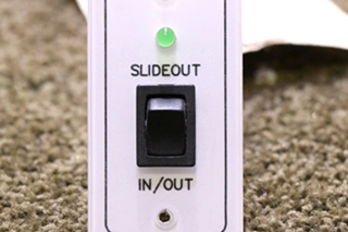 USED SLIDEOUT IN/OUT SWITCH PANEL NMBSNLOUT1 MOTORHOME PARTS FOR SALE