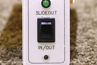 USED RV POSITRON CORP NMBSNLOUT1 SLIDEOUT IN/OUT SWITCH PANEL FOR SALE