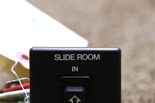 USED MOTORHOME SLIDE ROOM IN/OUT SWITCH PANEL BY RBW INDUSTRIES FOR SALE