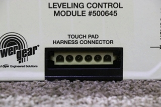USED RV 500645 POWER GEAR LEVELING CONTROL MODULE FOR SALE