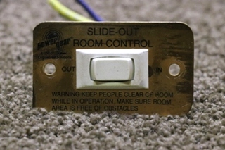 USED SLIDE-OUT ROOM CONTROL SWITCH PANEL BY POWER GEAR RV/MOTORHOME PARTS FOR SALE