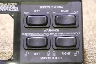 USED RV SLIDEOUT ROOM SWITCH PANEL FOR SALE