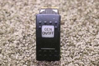 USED RV/MOTORHOME GEN ON / OFF V8D1 DASH SWITCH FOR SALE