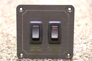 USED RV MONACO FRONT CEILING / BEDROOM CEILING SWITCH PANEL FOR SALE