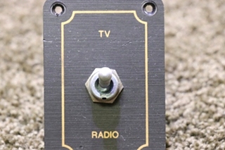 USED TV / RADIO FLIP SWITCH RV/MOTORHOME PARTS FOR SALE