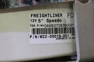 USED FREIGHTLINER W22-00019-001 SPEEDOMETER DASH GAUGE RV PARTS FOR SALE