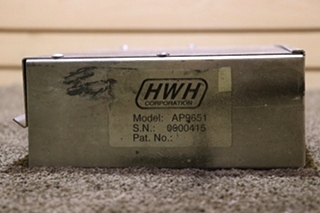 USED AP9651 HWH LEVELING CONTROL BOX MOTORHOME PARTS FOR SALE