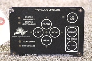 USED RV/MOTORHOME 500535 POWER GEAR HYDRAULIC LEVELERS TOUCH PAD FOR SALE