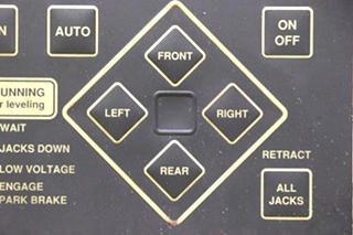 USED MOTORHOME 140-1226 POWER GEAR ELECTRONIC LEVELING TOUCH PAD FOR SALE