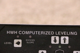 USED RV HWH COMPUTERIZED LEVELING TOUCH PAD FOR SALE