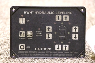 USED RV/MOTORHOME HWH HYDRAULIC LEVELING AP10054 TOUCH PAD FOR SALE