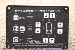 USED HWH COMPUTERIZED LEVELING TOUCH PAD RV PARTS FOR SALE