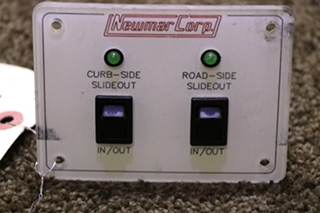 USED NEWMAR CORP CURB-SIDE & ROAD-SIDE SLIDEOUT SWITCH PANEL MOTORHOME PARTS FOR SALE