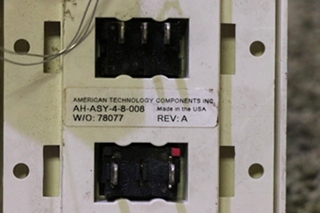 USED RV/MOTORHOME AH-ASY-4-8-008 GENERATOR SWITCH PANEL FOR SALE