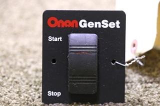 USED ONAN GENSET START/STOP SWITCH PANEL MOTORHOME PARTS FOR SALE