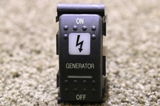 USED ON/OFF GENERATOR DASH SWITCH RV/MOTORHOME PARTS FOR SALE
