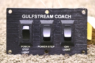 USED GULFSTREAM COACH 3 SWITCH PANEL RV PARTS FOR SALE