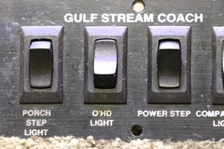 USED GULFSTREAM COACH 4 SWITCH PANEL MOTORHOME PARTS FOR SALE