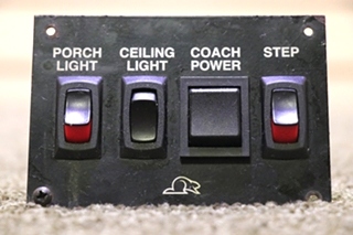 USED RV BEAVER 4 SWITCH PANEL FOR SALE