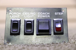 USED MOTORHOME BEAVER 4 SWITCH PANEL FOR SALE