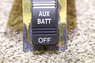 USED ON / OFF AUX BATT DASH SWITCH RV PARTS FOR SALE